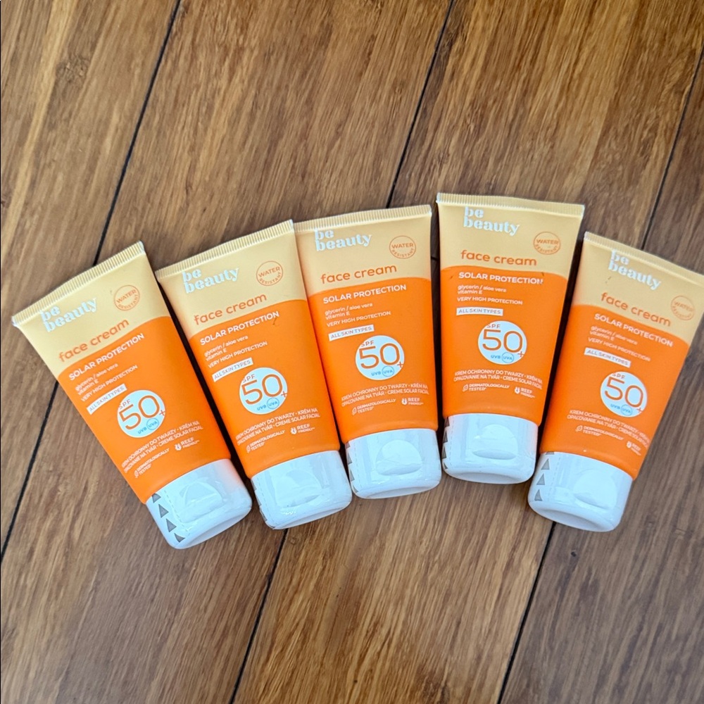 NWT BUNDLE X5 Be Beauty SPF 50 Face Cream